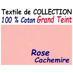DRAP HOUSSE 90 cm x 190 cm GRAND TEINT / ROSE CACHEMIRE