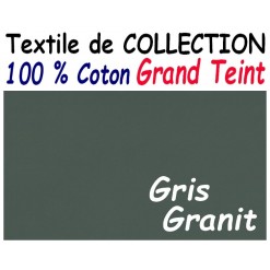 HOUSSE de COUETTE 240 cm x 260 cm GRAND TEINT / GRIS GRANIT