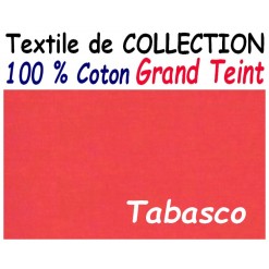 HOUSSE de COUETTE 240 cm x 260 cm GRAND TEINT / TABASCO