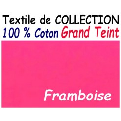 HOUSSE de COUETTE 240 cm x 260 cm GRAND TEINT / FRAMBOISE