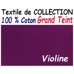 HOUSSE de COUETTE 240 cm x 260 cm GRAND TEINT / VIOLINE