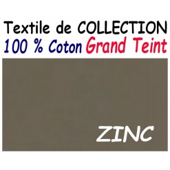 HOUSSE de COUETTE Bébé 90 cm x 150 cm GRAND TEINT / ZINC