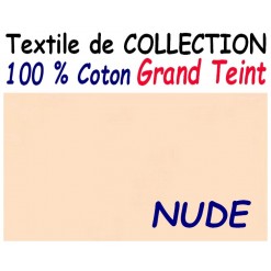 HOUSSE de COUETTE Bébé 90 cm x 150 cm GRAND TEINT / NUDE