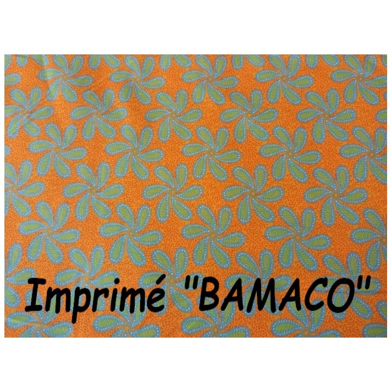 TAIE D' OREILLER 35 cm x 75 cm / Imprimé BAMACO