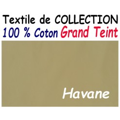 DRAP HOUSSE 90 cm x 190 cm GRAND TEINT / HAVANE